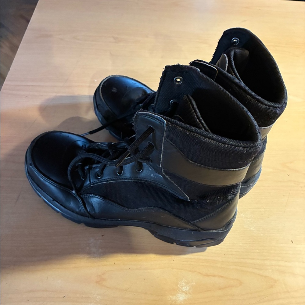 Interceptor Men's Black Leather work Boots size 10.5 m - Picture 4 of 9